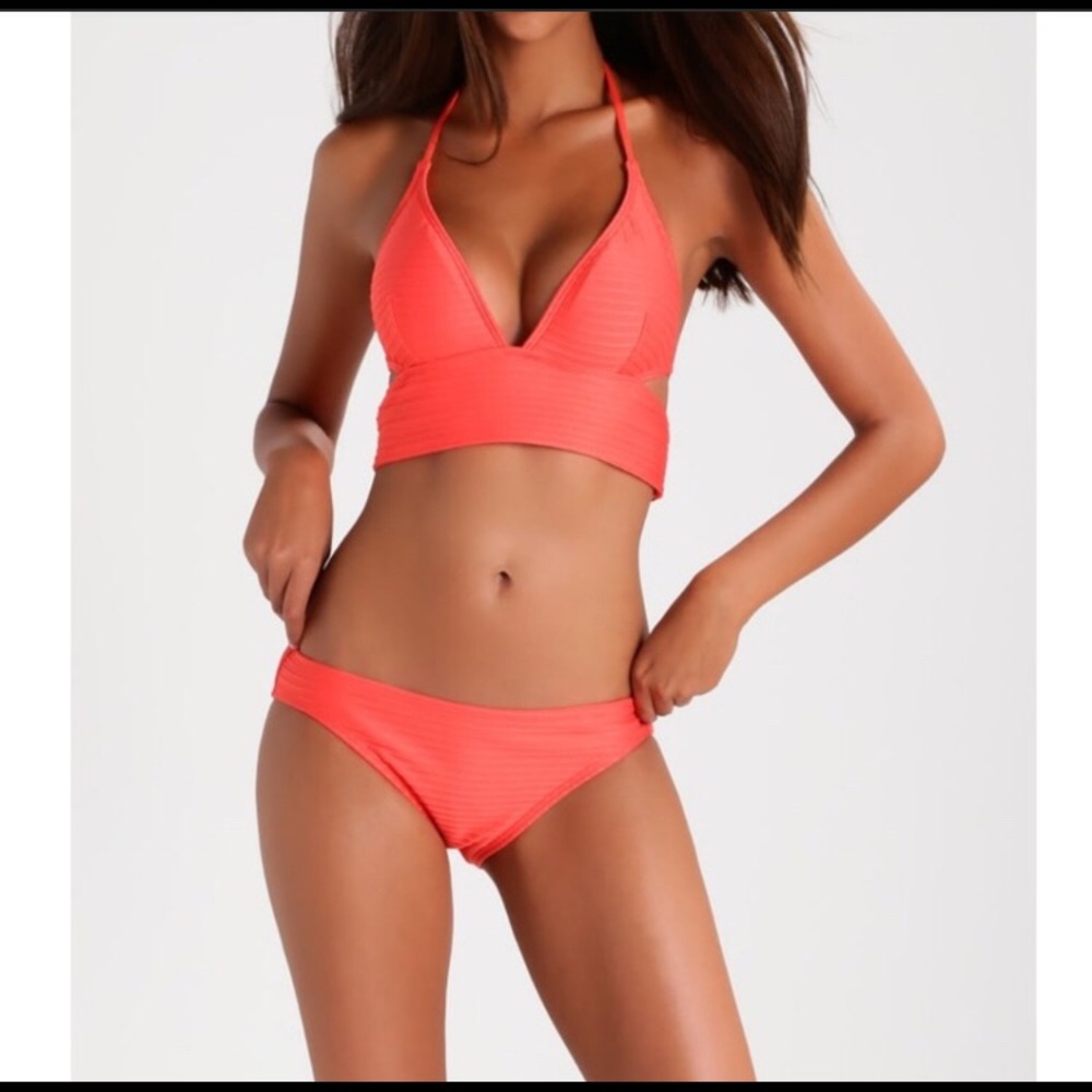 Michael Kors Bikini Top in Sangria
